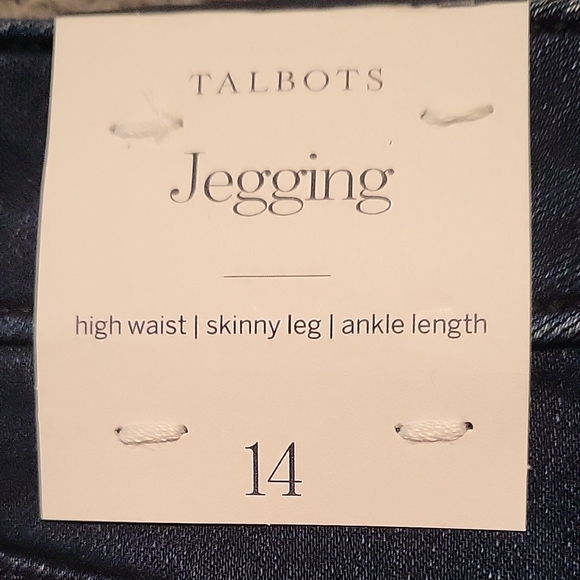 Talbots Women's Dark Blue Skinny Jeans - Picture 5 of 9